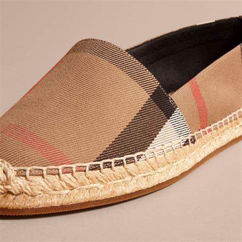 burberry check espadrilles|Burberry espadrilles women's.